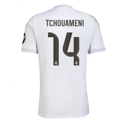 Real Madrid Aurelien Tchouameni #14 Home Stadium Shirt 2025-26 Short Sleeve