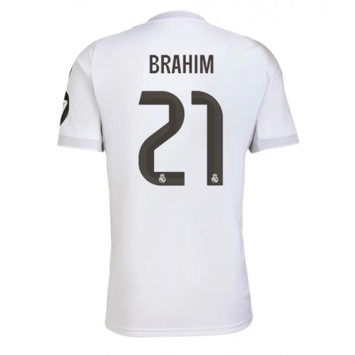Real Madrid Brahim Diaz #21 Home Stadium Shirt 2025-26 Short Sleeve