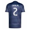 Real Madrid Daniel Carvajal #2 Away Stadium Shirt 2025-26 Short Sleeve