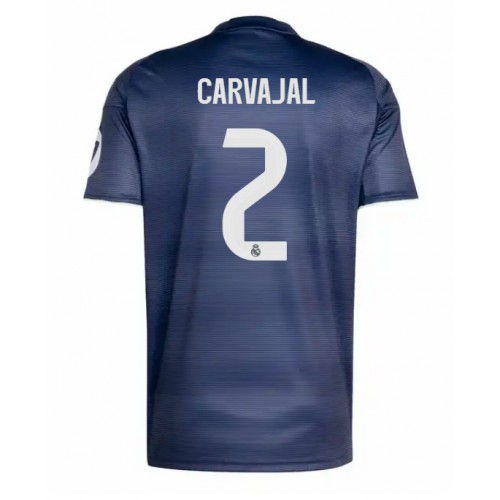 Real Madrid Daniel Carvajal #2 Away Stadium Shirt 2025-26 Short Sleeve