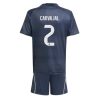Real Madrid Daniel Carvajal #2 Cheap Away Stadium Kit for Kids 2025-26 UK Sale