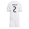 Real Madrid Daniel Carvajal #2 Cheap Home Stadium Kit for Kids 2025-26 UK Sale