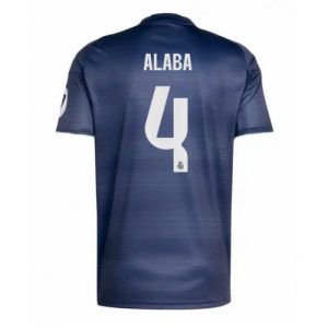 Real Madrid David Alaba #4 Away Stadium Shirt 2025-26 Short Sleeve