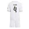 Real Madrid David Alaba #4 Cheap Home Stadium Kit for Kids 2025-26 Online