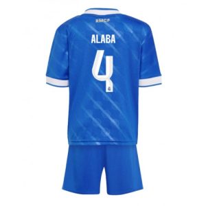 Real Madrid David Alaba #4 Cheap Third Stadium Kit for Kids 2025-26 Online
