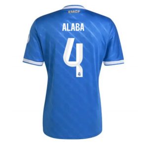 Real Madrid David Alaba #4 Third Stadium Shirt 2025-26 Short Sleeve