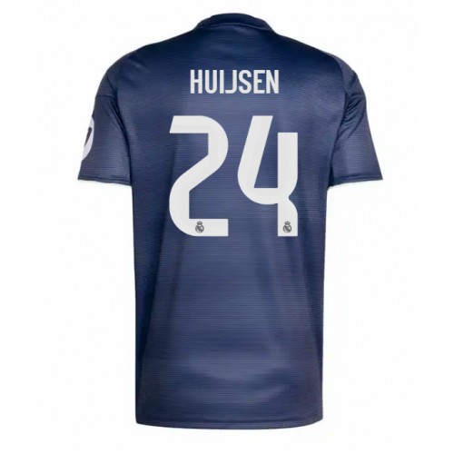 Real Madrid Dean Huijsen #24 Away Stadium Shirt 2025-26 Short Sleeve