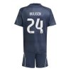 Real Madrid Dean Huijsen #24 Cheap Away Stadium Kit for Kids 2025-26 Online