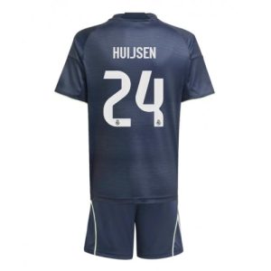 Real Madrid Dean Huijsen #24 Cheap Away Stadium Kit for Kids 2025-26 Online
