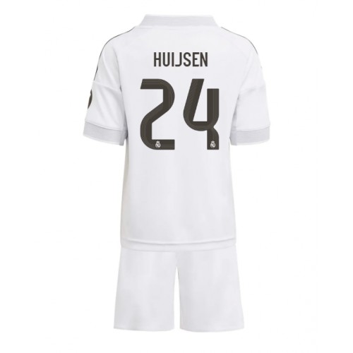 Real Madrid Dean Huijsen #24 Cheap Home Stadium Kit for Kids 2025-26 Online