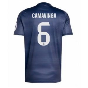 Real Madrid Eduardo Camavinga #6 Away Stadium Shirt 2025-26 Short Sleeve