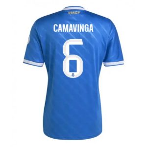 Real Madrid Eduardo Camavinga #6 Third Stadium Shirt 2025-26 Short Sleeve