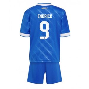 Real Madrid Endrick #9 Cheap Third Stadium Kit for Kids 2025-26 UK Sale