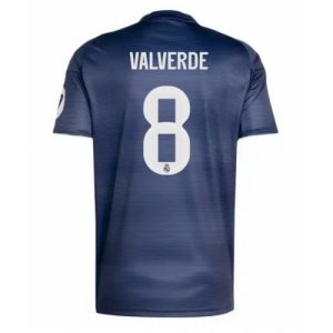 Real Madrid Federico Valverde #8 Away Stadium Shirt 2025-26 Short Sleeve
