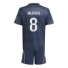 Real Madrid Federico Valverde #8 Cheap Away Stadium Kit for Kids 2025-26 UK Sale