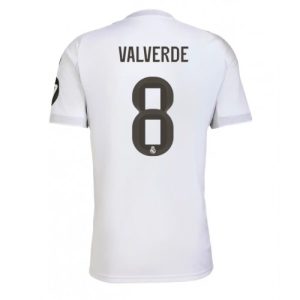 Real Madrid Federico Valverde #8 Home Stadium Shirt 2025-26 Short Sleeve