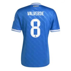Real Madrid Federico Valverde #8 Third Stadium Shirt 2025-26 Short Sleeve