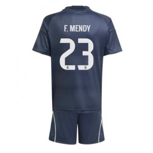 Real Madrid Ferland Mendy #23 Cheap Away Stadium Kit for Kids 2025-26 Online