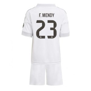 Real Madrid Ferland Mendy #23 Cheap Home Stadium Kit for Kids 2025-26 Online