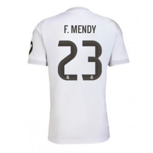 Real Madrid Ferland Mendy #23 Home Stadium Shirt 2025-26 Short Sleeve