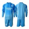 Real Madrid Goalkeeper Cheap Home Stadium Kit for Kids 2025-26 Long Sleeve (+ pants)