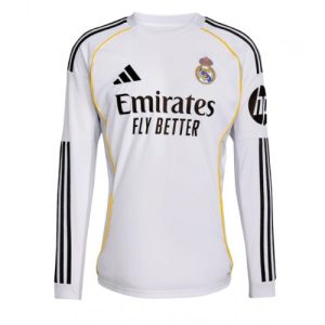 Real Madrid Home Stadium Shirt 2025-26 Long Sleeve