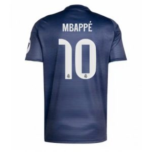 Real Madrid Kylian Mbappe #10 Away Stadium Shirt 2025-26 Short Sleeve