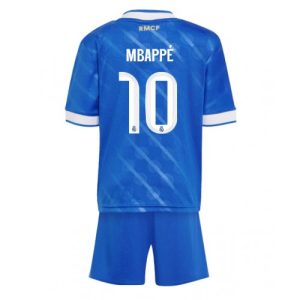 Real Madrid Kylian Mbappe #10 Cheap Third Stadium Kit for Kids 2025-26 UK Sale