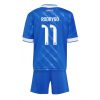 Real Madrid Rodrygo Goes #11 Cheap Third Stadium Kit for Kids 2025-26 UK Sale