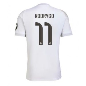 Real Madrid Rodrygo Goes #11 Home Stadium Shirt 2025-26 Short Sleeve