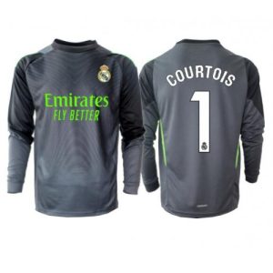 Real Madrid Thibaut Courtois #1 Goalkeeper Third Stadium Shirt 2025-26 Long Sleeve
