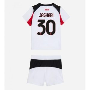 AC Milan Ardon Jashari #30 Cheap Away Stadium Kit for Kids 2025-26 Sale (+ pants)