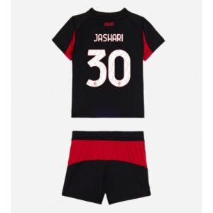 AC Milan Ardon Jashari #30 Cheap Home Stadium Kit for Kids 2025-26 Sale (+ pants)
