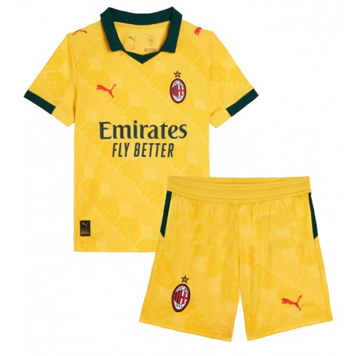 AC Milan Ardon Jashari #30 Cheap Third Stadium Kit for Kids 2025-26 Sale (+ pants)