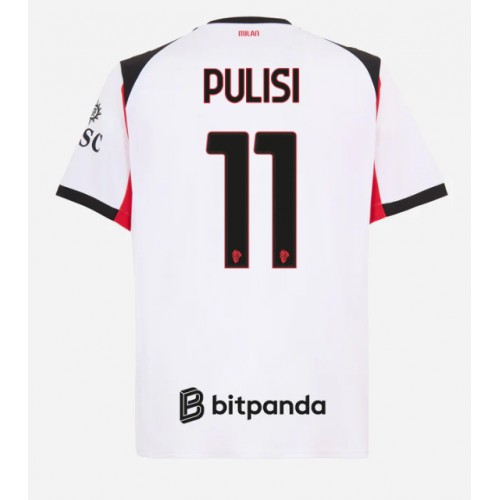 AC Milan Christian Pulisic #11 Cheap Away Stadium Shirt 2025-26 Sale