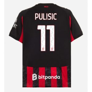 AC Milan Christian Pulisic #11 Cheap Home Stadium Shirt 2025-26 Sale