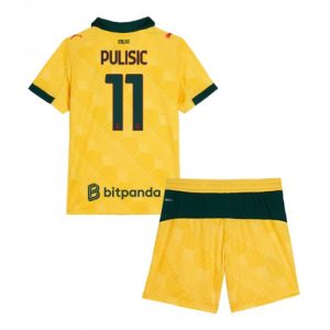 AC Milan Christian Pulisic #11 Cheap Third Stadium Kit for Kids 2025-26 Sale (+ pants)