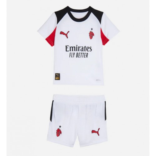 AC Milan Christopher Nkunku #18 Cheap Away Stadium Kit for Kids 2025-26 Sale (+ pants)