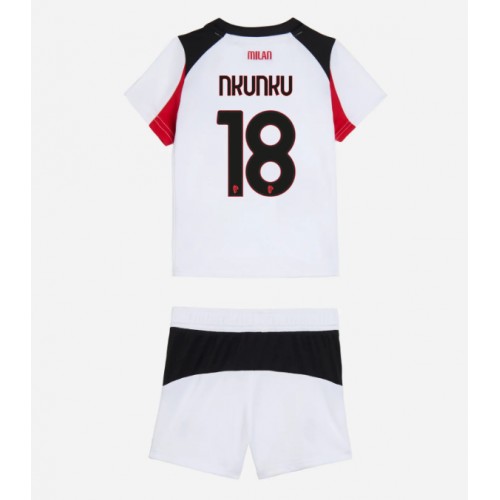 AC Milan Christopher Nkunku #18 Cheap Away Stadium Kit for Kids 2025-26 Sale (+ pants)