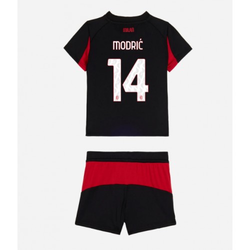 AC Milan Luka Modric #14 Cheap Home Stadium Kit for Kids 2025-26 Sale (+ pants)