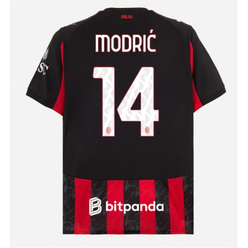 AC Milan Luka Modric #14 Cheap Home Stadium Shirt 2025-26 Sale