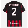 AC Milan Pervis Estupinan #2 Cheap Home Stadium Shirt 2025-26 Sale