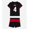 AC Milan Samuele Ricci #4 Cheap Home Stadium Kit for Kids 2025-26 Sale (+ pants)