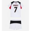 AC Milan Santiago Gimenez #7 Cheap Away Stadium Kit for Kids 2025-26 Sale (+ pants)