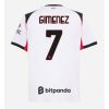 AC Milan Santiago Gimenez #7 Cheap Away Stadium Shirt 2025-26 Sale
