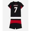 AC Milan Santiago Gimenez #7 Cheap Home Stadium Kit for Kids 2025-26 Sale (+ pants)