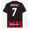 AC Milan Santiago Gimenez #7 Cheap Home Stadium Shirt 2025-26 Sale