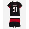 AC Milan Strahinja Pavlovic #31 Cheap Home Stadium Kit for Kids 2025-26 Sale (+ pants)