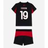 AC Milan Youssouf Fofana #19 Cheap Home Stadium Kit for Kids 2025-26 Sale (+ pants)