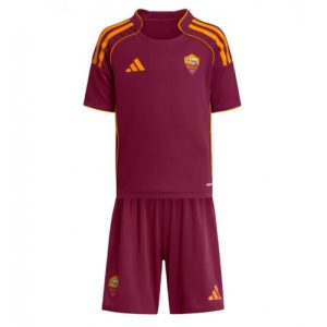 AS Roma Cheap Home Stadium Kit for Kids 2025-26 UK Sale